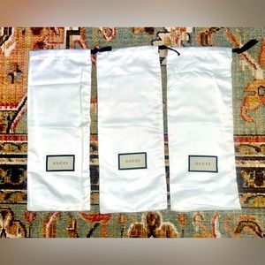 Three GUCCI dust bags